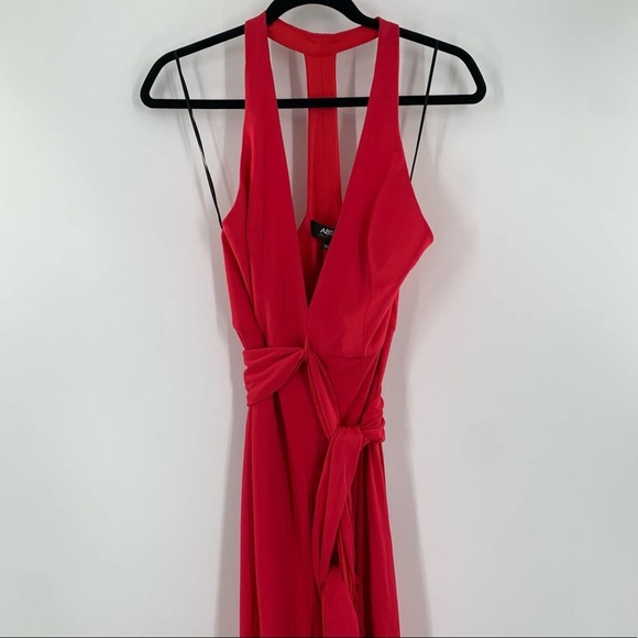 ABS Allen Schwartz Red Maxi Dress Women’s Size M NWT $380 - Picture 2 of 15